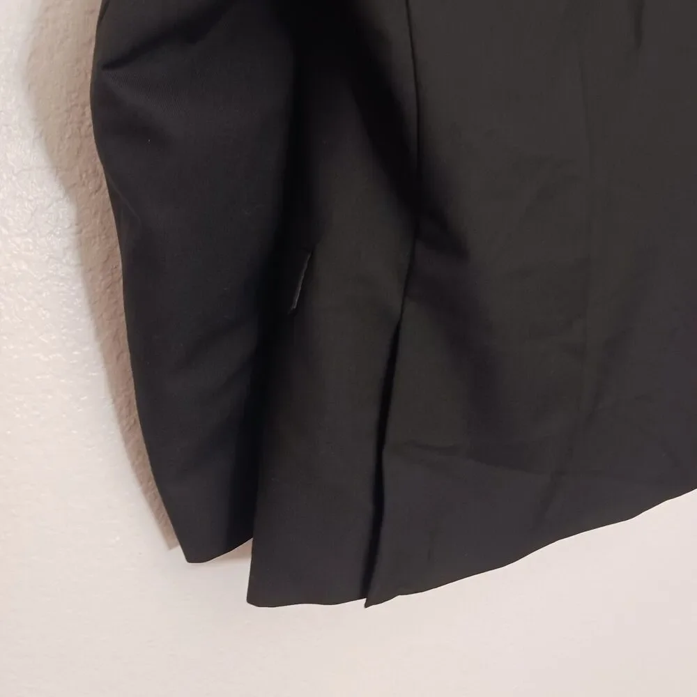 Emerald‎ Zalio Black Men's Professional Blazer 38S / 33W BLACK SB2-Slim Fit